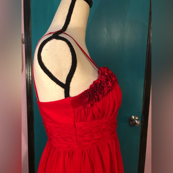 Vintage Red Rose Sleeveless Dress 💋 - Picture 12 of 16
